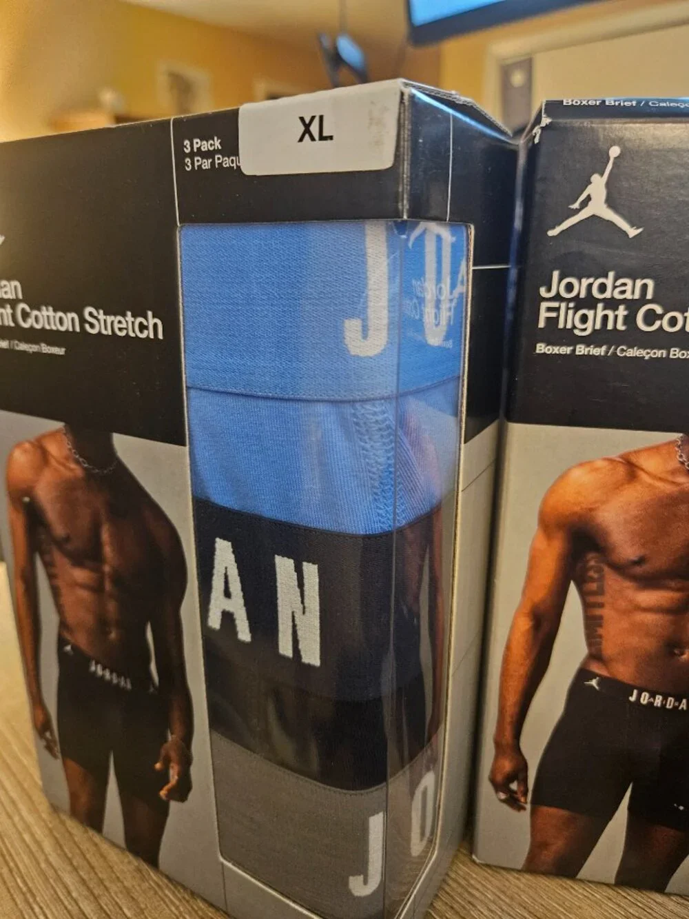 Multi-Colored Jordan Flight Cotton Stretch Underwear In Sets Of Three